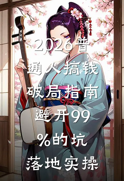 2026普通人搞钱破局指南：避开99%的坑，落地实操