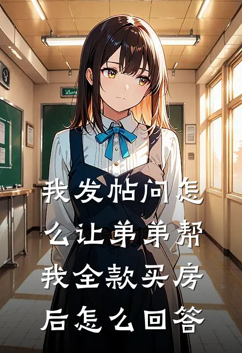 我发帖问怎么让弟弟帮我全款买房后怎么回答