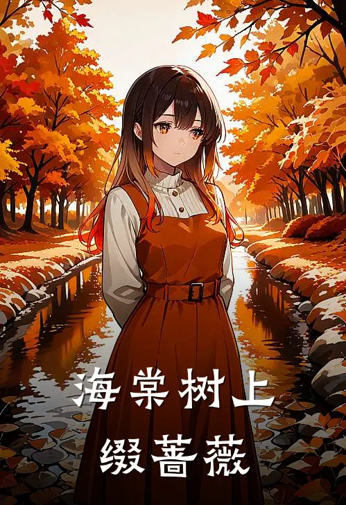 海棠树上缀蔷薇