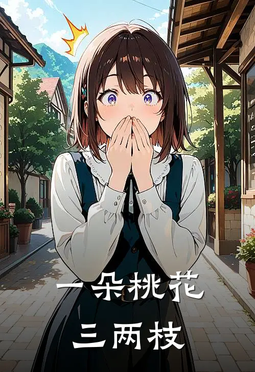 一朵桃花三两枝