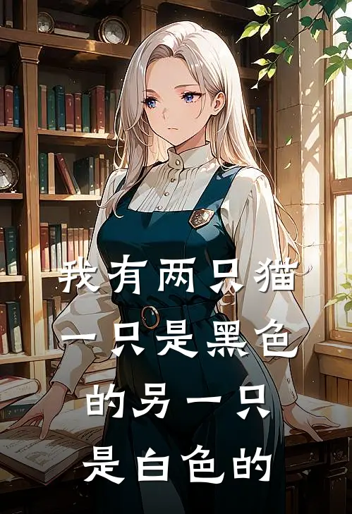 我有两只猫一只是黑色的另一只是白色的