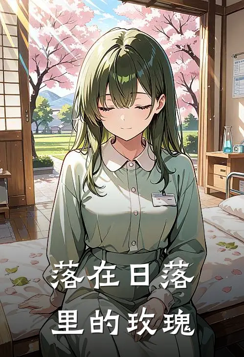 落在日落里的玫瑰