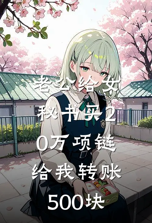 老公给女秘书买20万项链，给我转账500块